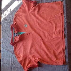 Outdoor Afro x REI Co Op Polo Shirt Size XL Orange Cropped‎ Oversized Gym
